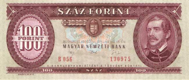 100 Forint 1992